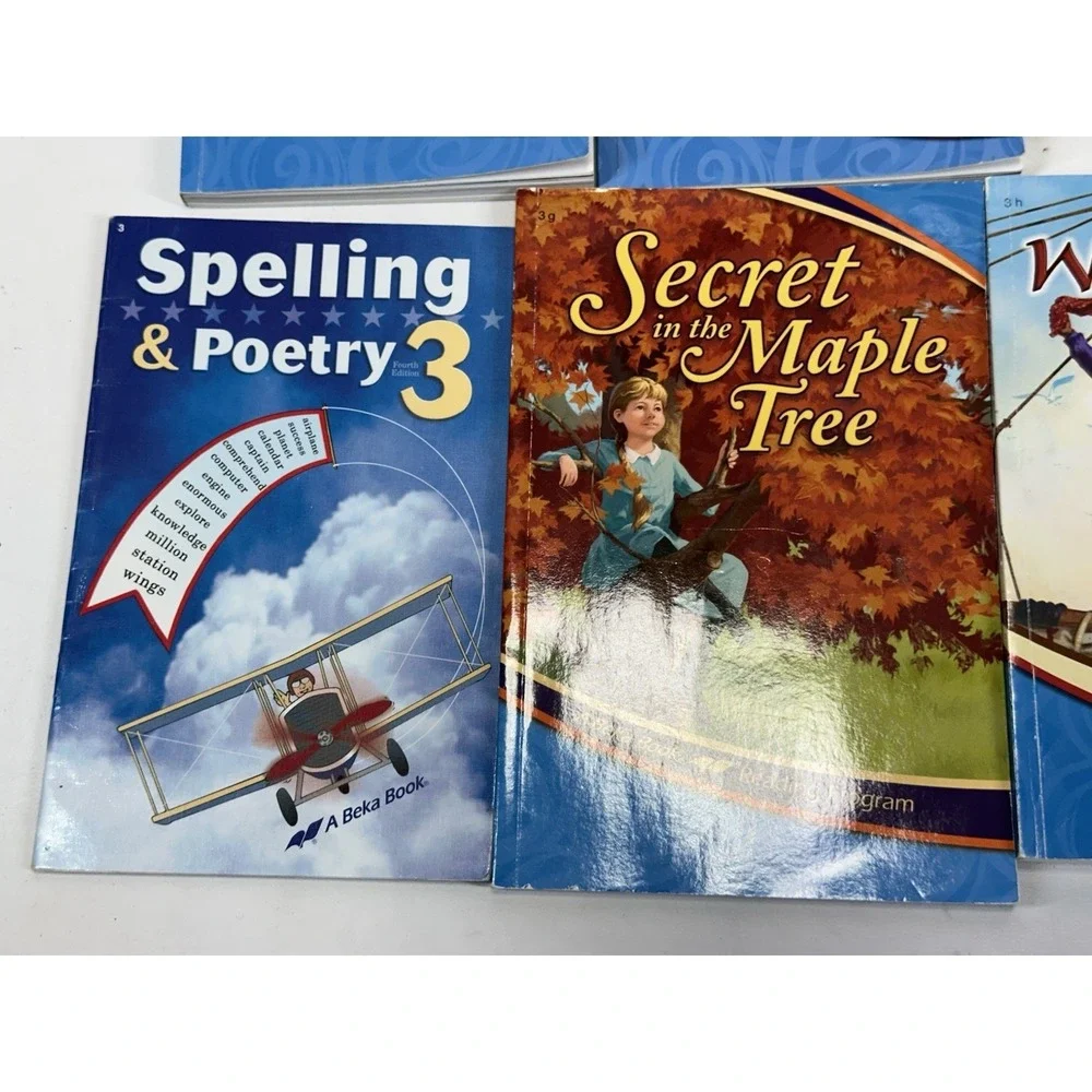 Abeka 3rd‎ Grade Homeschool Language Arts Curriculum Lot With All Readers